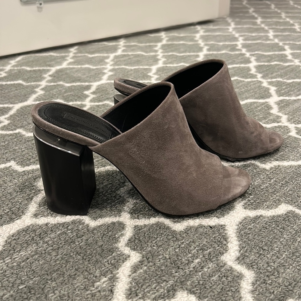 Alexander Wang Gray suede Wedge shoes